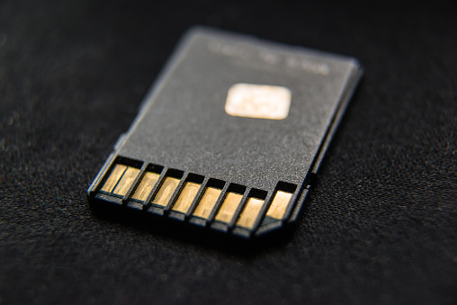 SD card close up