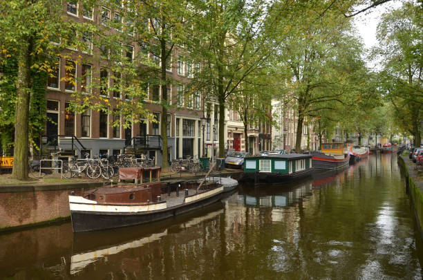 istock The canal view of Amsterdam. 1227189370