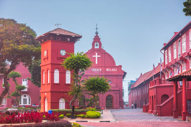 istock Christ Church Melaka in Malacca, Malaysia 1227193133