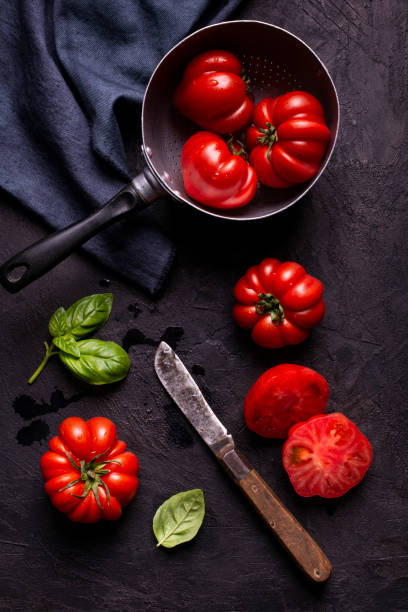 istock Sicilian ribbed tomatoes, tasty and aromatic 1227193204