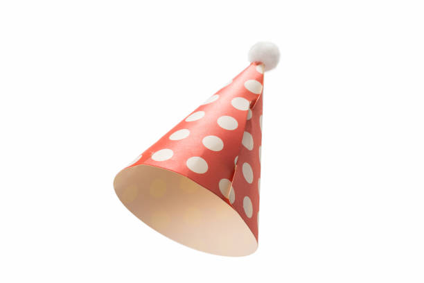 istock Colorful birthday cap isolated on white 1227195323
