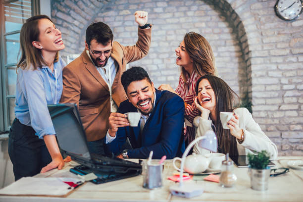 istock Successful entrepreneurs and business people achieving goals 1227197136