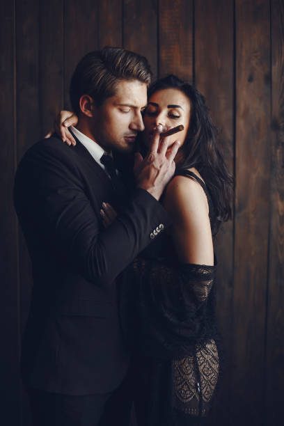 istock Sexy couple at home 1227203432
