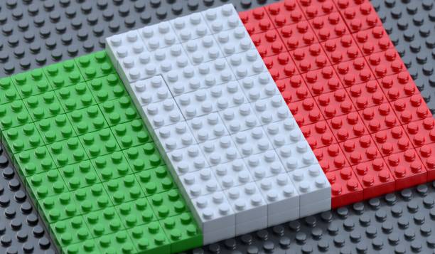 Bandera de Italia - foto de stock