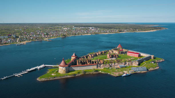 istock Aerial view on Oreshek fortress 1227208755