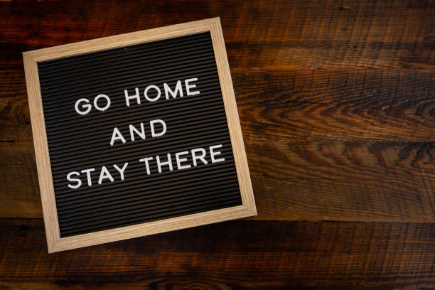 istock Go Home And Stay There Copy Space 1227212881
