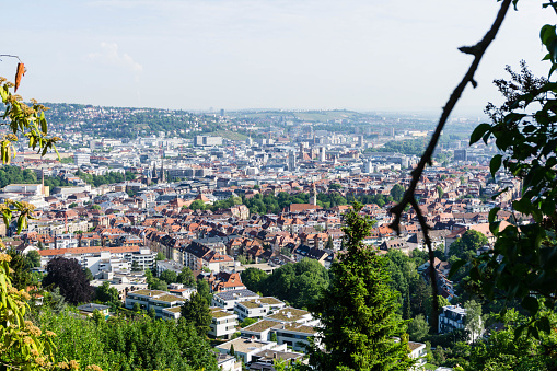Panoramic view of Stuttgart Germany