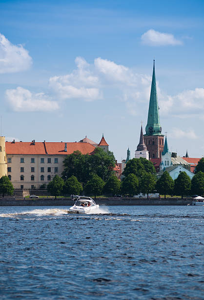 istock Riga.Daugava river. St. Jacob's cathedral.Latvia. 122721938