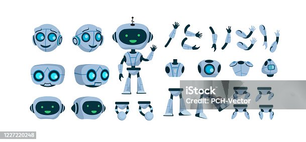 42,418 Robot Parts Illustrations & Clip Art - iStock | Robots, Mechanical  parts, Robot arm