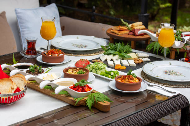 istock catering breakfast food at a table 1227223622