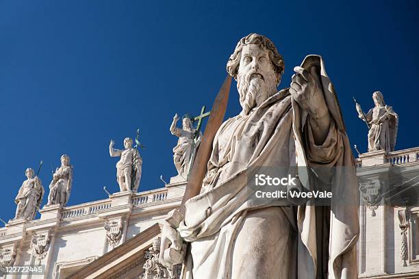 Statue In Vatican Stock Photo - Download Image Now - Apostle - Worshipper, Rome - Italy, Vatican