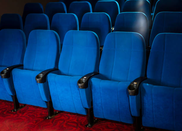 istock Side view of empty cinema seats 1227227898