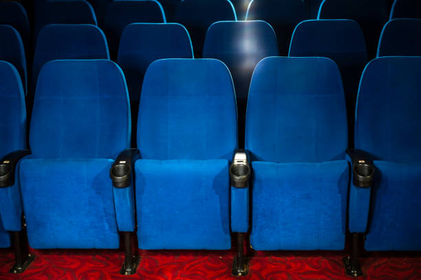 istock Close up of cinema seats 1227227914