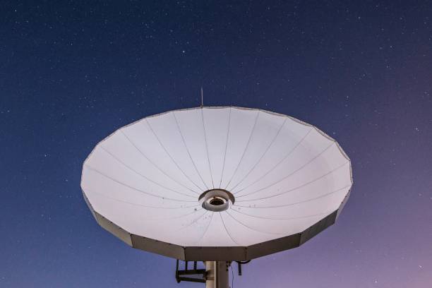 istock Abandoned parabolic antenna in military base 1227228066