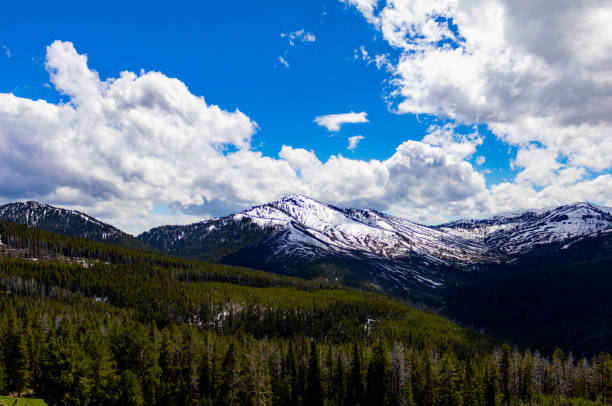 istock Mountains in the Yellowstone National Park 1227228763