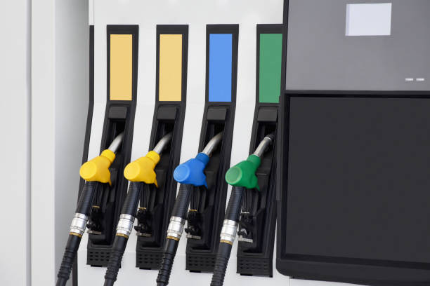 istock Gas station , fuel pumps 1227230323