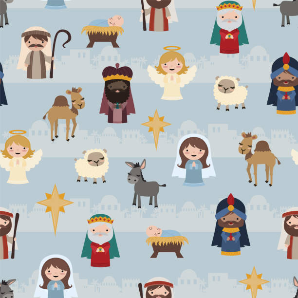 Nativity Background Pattern 270+ Nativity Patterns Background Stock Illustrations, Royalty-Free ...