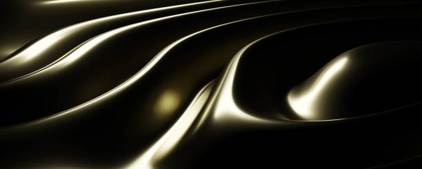 istock abstract black metal fluid liquid shiny metallic mirror surface 3d render illustration background 1227234147