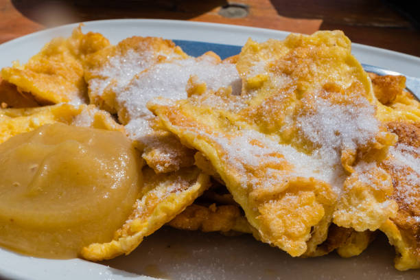 istock Pancakes with Applesauce and Sugar 1227234963