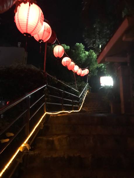 istock red lantern pathway at night, Jiufen, Taiwan August 2018 1227238762