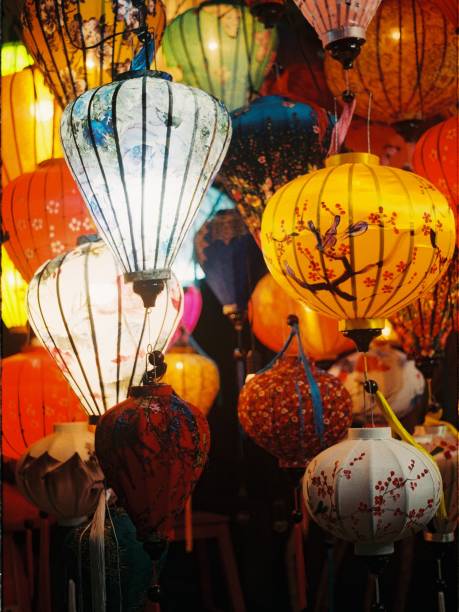 istock Colorful lanterns in Asia. 1227241802