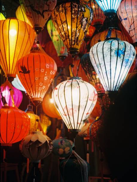 istock Colorful lanterns in Asia. 1227242503