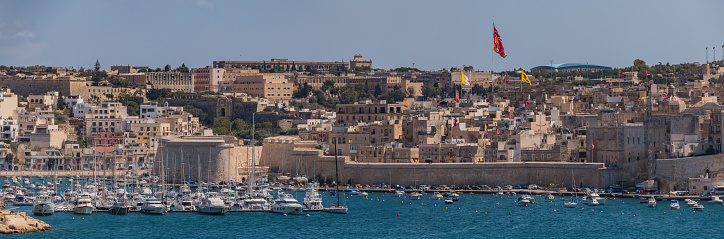 A picture of the coastal areas of Kalkara & Birgu, in Valletta (Malta).