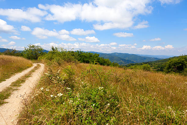 Mountain plateau stock photo