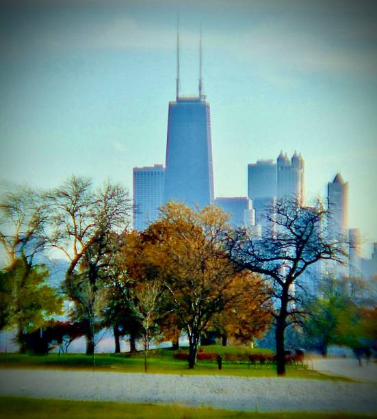 istock Chicago USA in The Autumn 1227260239
