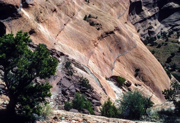 istock Canyon de Chelly NM - Steep White House Trail - 1998 1227264324