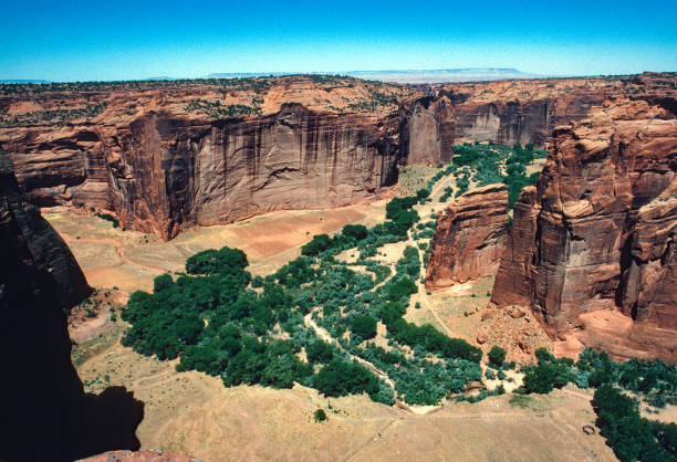 istock Canyon de Chelly NM - View from Sliding House Overlook - 1998 1227264355