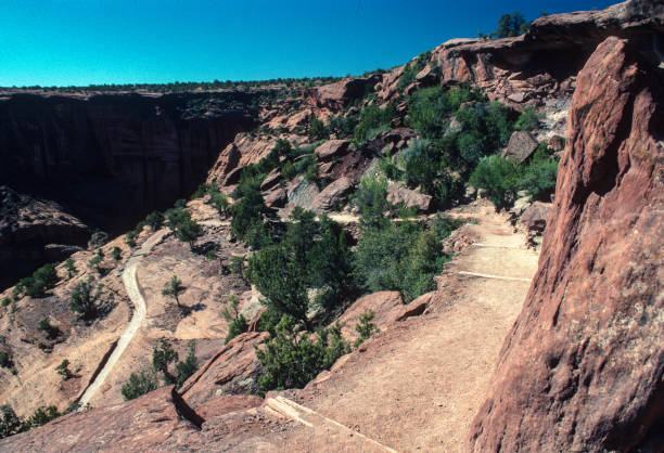 istock Canyon de Chelly NM - White House Trail  Switchback - 1998 1227265035