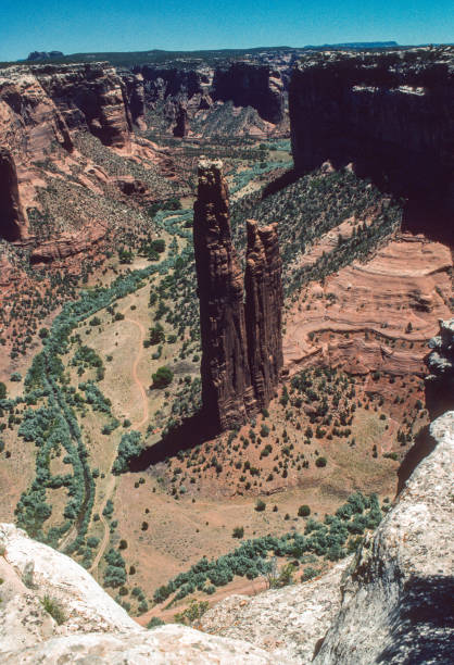 istock Canyon de Chelly NM - Spider Rock Vertical Wide View - 1998 1227265290