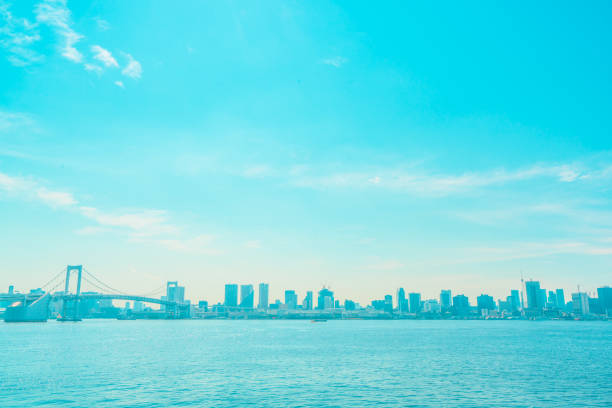 Shooting the waterfront landscape that you want from Toyosu coast