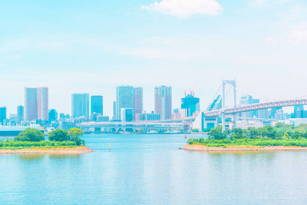 istock Rainbow bridge seen from Odaiba 1227274683