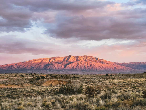 산디아 선셋 - new mexico 이미지 뉴스 사진 이미지