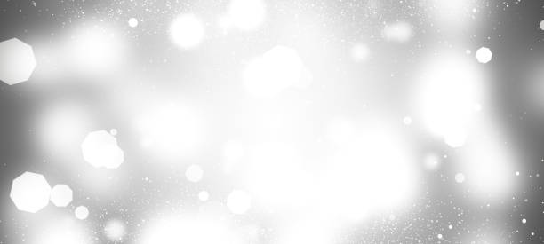 istock Banner Beautiful Octagon particles bokeh lights Glitter Defocused with soft light abstract background 1227277481