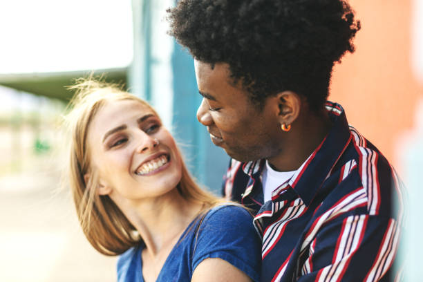 istock Generation Z Multi-Ethnic Heterosexual Couple Outside Spending Time Together 1227277484