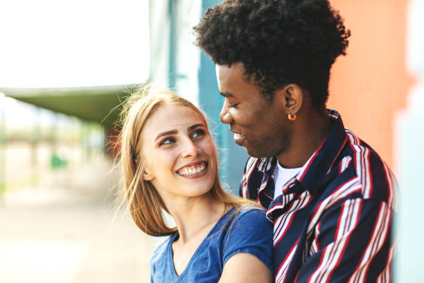 istock Generation Z Multi-Ethnic Heterosexual Couple Outside Spending Time Together 1227277486