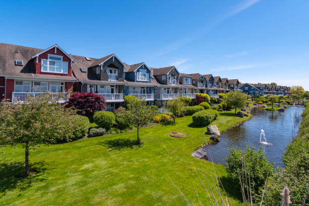 istock Waterfront Homes stock photo 1227278258