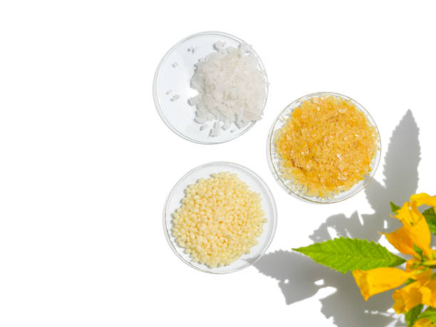 istock Spa products are beautifully arranged on a white table. 1227279114