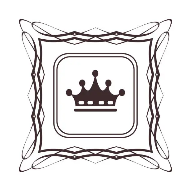 Vector illustration of crown vector illustration