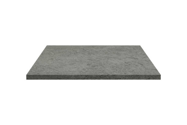 istock Concrete shelf isolated on white background with clipping path. 1227288063