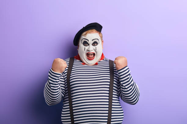 istock emotional plump actor with wide open mouth expressing his joy 1227292053