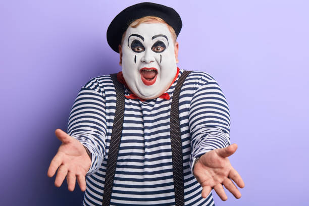 istock talented clown performing pantomime in the theater 1227292491
