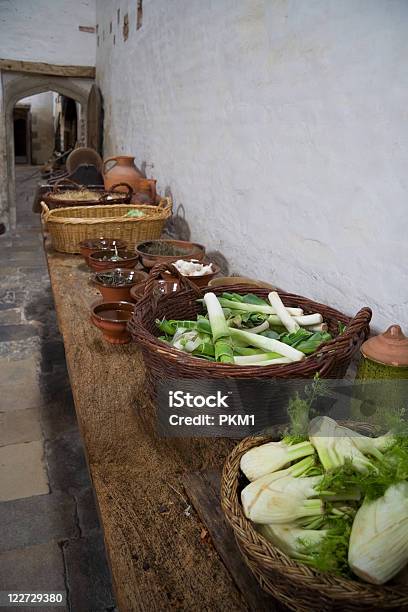 Rustic Kitchen Stock Photo - Download Image Now - Hampton Court, Indoors, Basket