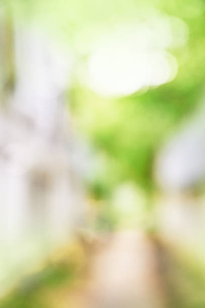 Abstract Street Corner Background Landscape Bokeh