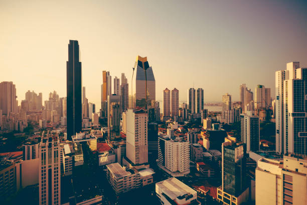 istock panama city skyline at sunset 1227306280