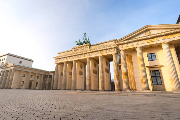 istock Brandenburg Gate With Sunlight, Berlin, Germany 1227308435