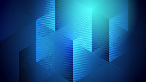 abstrakter kreativer hintergrund. - backgrounds technology blue abstract stock-grafiken, -clipart, -cartoons und -symbole